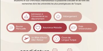 OUVERTURE DE LA TÜRKIYE BURSLARI 2026 : BOURSES COMPLÈTES EN DT, LICENCE, MASTER ET DOCTORAT